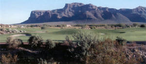 Superstition Mountains from Gold Canyon